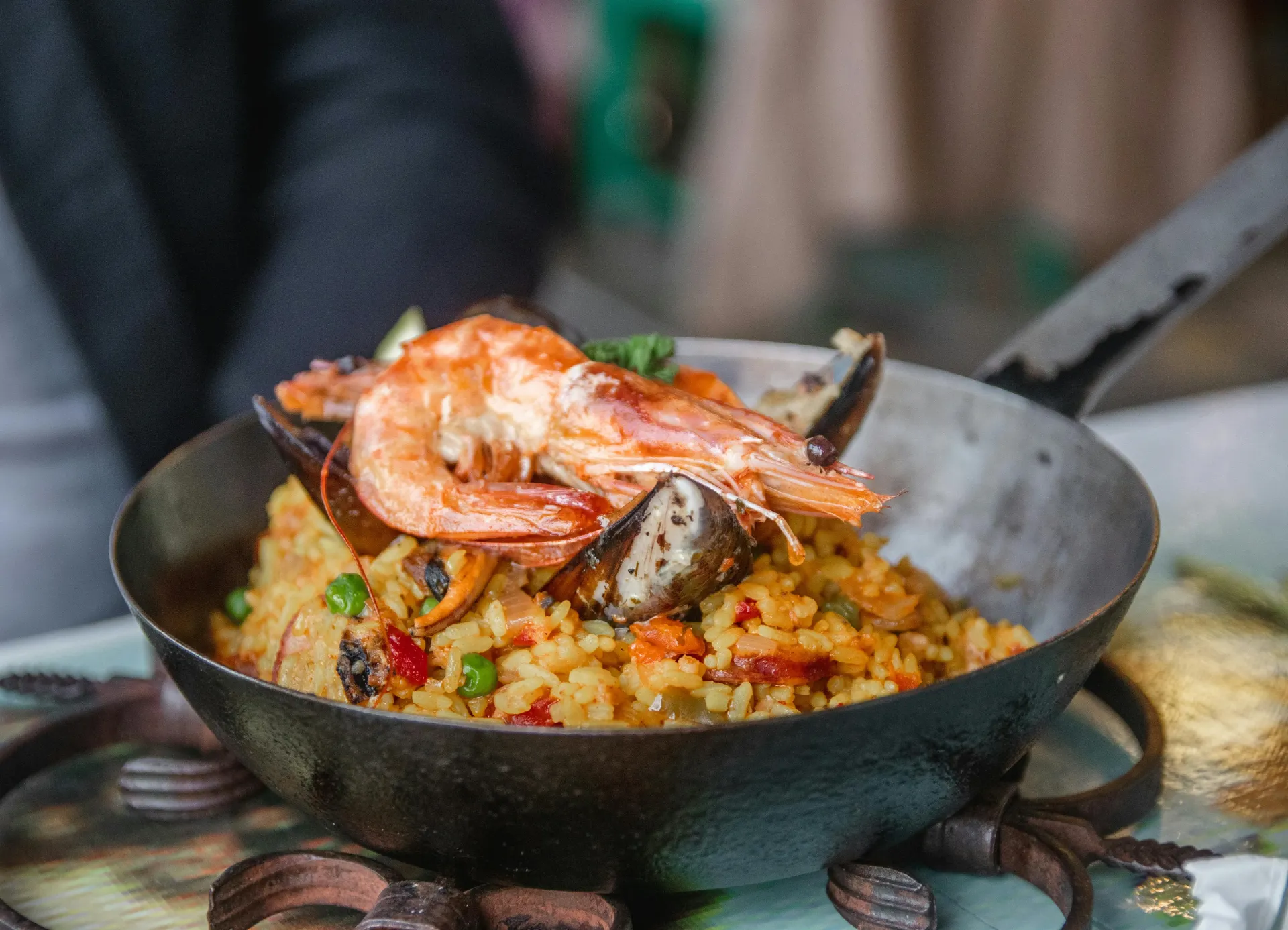 Paella de Mixta Show Cooking